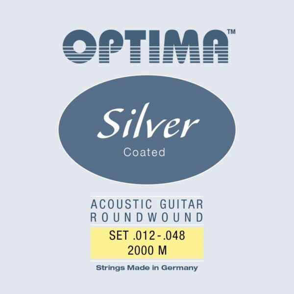 Optima cordes Argent - guitare acoustique 12-48