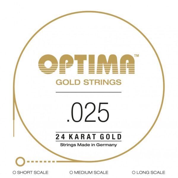 Optima cordes OR 24 K - basse électrique .025 corde seule
