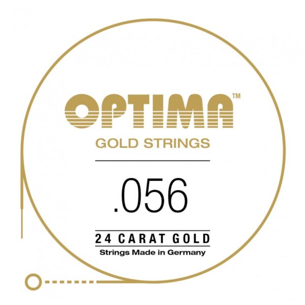 Optima cordes Or 24 K - guitare électrique .056w corde seule