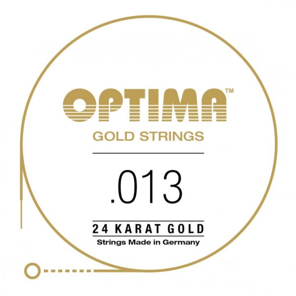 Optima cordes Or 24 K - guitare .013 corde seule