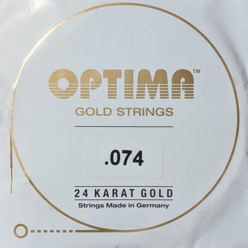 Optima cordes Or 24 K - guitare électrique .074w corde seule