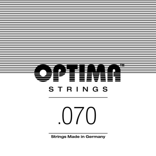 Optima cordes Chrome - guitare électrique .070w corde seule