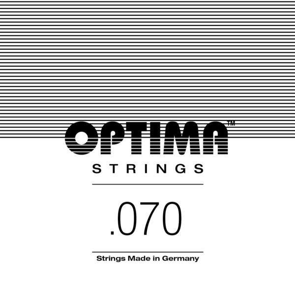 Optima Chrome strings - electric guitar .070w single