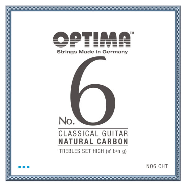 Cordes Optima No.6 carbone aigues haute tension – puissance, clarté et précision sonore.