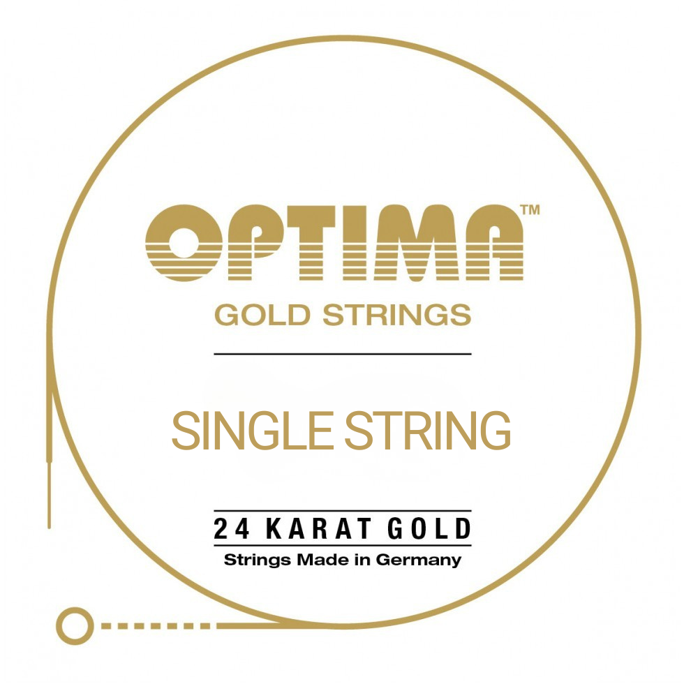 Optima cordes Or 24 K - guitare électrique corde à l'unité